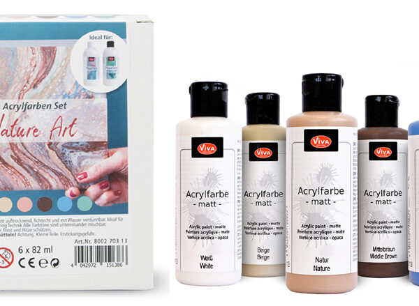 ViVA DECOR acrylverfset 'Nature Art', 6-delig