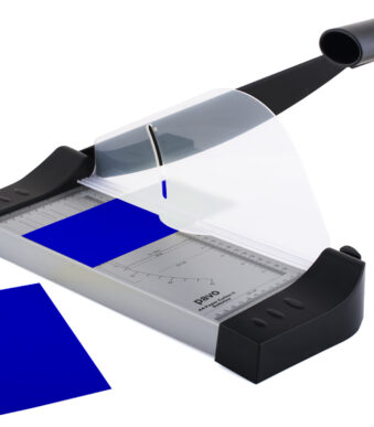 Pauwen hefboomsnijer Cutter II, A4-formaat, grijs/zwart.