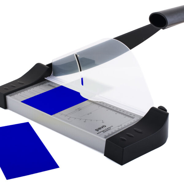 Pauwen hefboomsnijer Cutter II, A4-formaat, grijs/zwart.