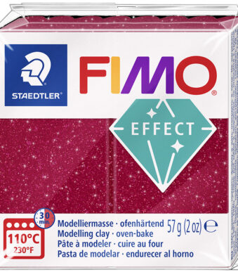 Kleieffecten 'Melkwegkleur' rood, 57 g