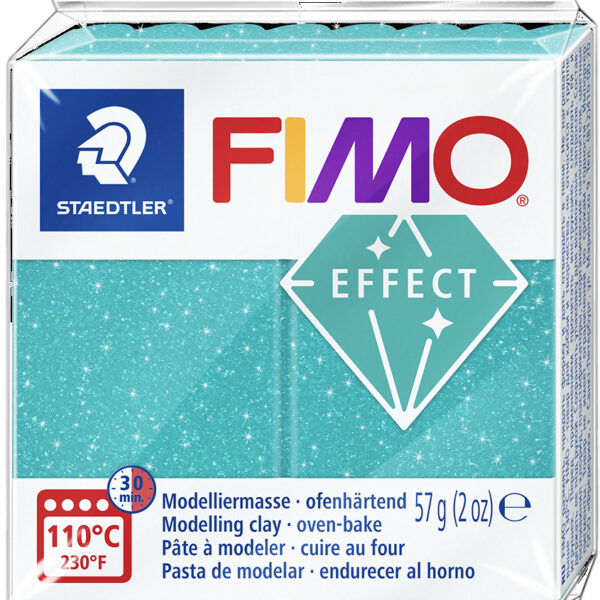 Fimo effect klei, galactisch turkoois