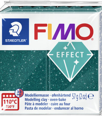 Fimo Effect kleiproduct, melkweggroen, 57 gram.