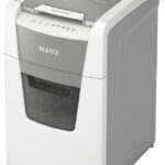 LEITZ papiervernietiger / papierversnipperaar IQ AutoFeed OfficePro 150 P4, wit, snippergrootte: 4 x
