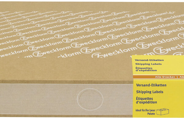 AVERY verzendetiketten, 199,6 x 143,5 mm, permanent, 300 vel A4, wit