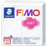 FIMO SOFT boetseerklei, ovenhardend, wit, 57 g