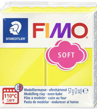 FIMO SOFT boetseerklei, ovenhardend, limoen, 57 g