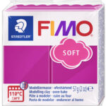 FIMO SOFT boetseerklei, ovenhardend, framboos, 57 g