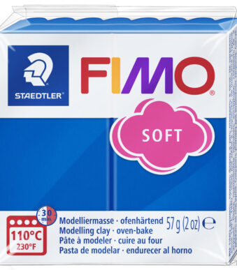 FIMO SOFT boetseerklei, ovenhardend, pacificblauw, 57 g