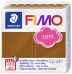 FIMO SOFT boetseerklei, ovenhardend, caramel, 57 g