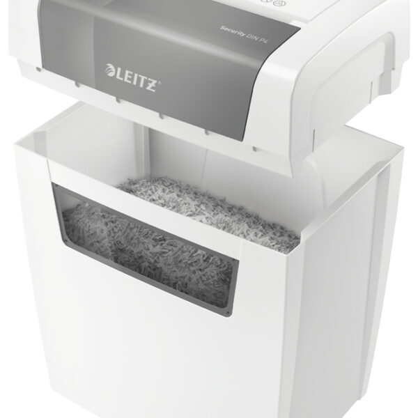 LEITZ papierversnipperaar / papiervernietiger IQ Home, snippers 4 x 28 mm, wit