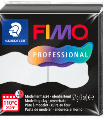 FIMO PROFESSIONAL boetseerklei, ovenhardend, 57 g, wit