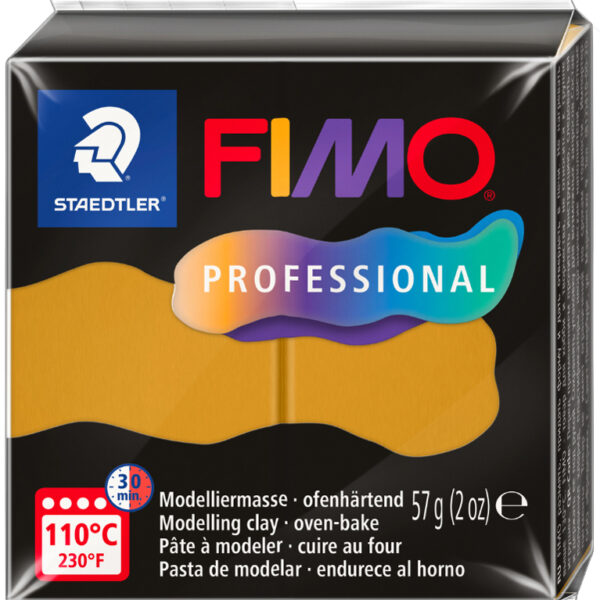 FIMO PROFESSIONAL boetseerklei, ovenhardend, 57 g, oker