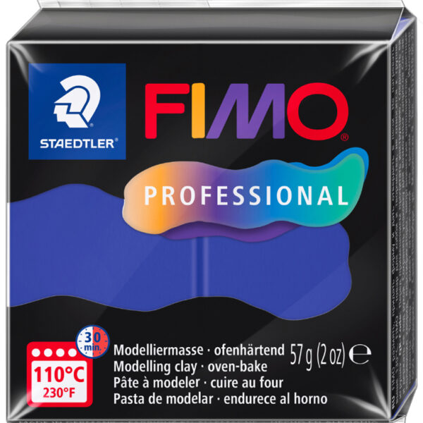 FIMO PROFESSIONAL boetseerklei, ovenhardend, koningsblauw