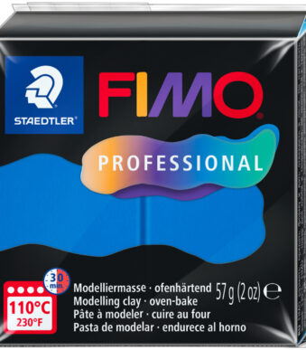 FIMO PROFESSIONAL boetseerklei, ovenhardend, 57 g, blauw