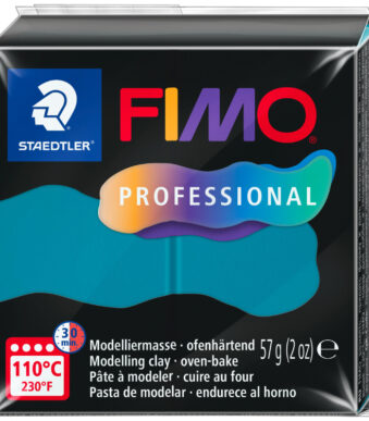 FIMO PROFESSIONAL boetseerklei, ovenhardend, 57 g, petrol