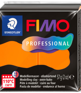 FIMO PROFESSIONAL boetseerklei, ovenhardend, 57 g, oranje