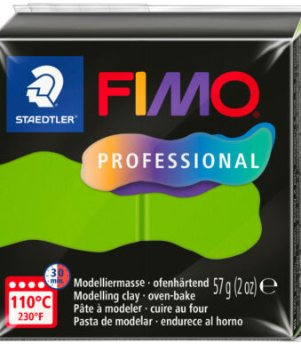 FIMO PROFESSIONAL boetseerklei, ovenhardend, 57 g, lichtgroen