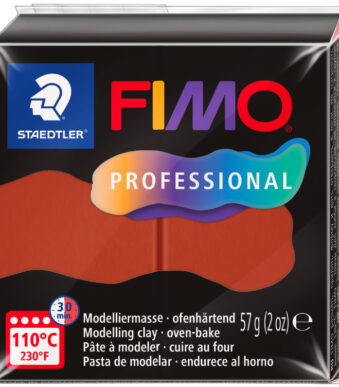 FIMO PROFESSIONAL boetseerklei, ovenhardend, terracotta