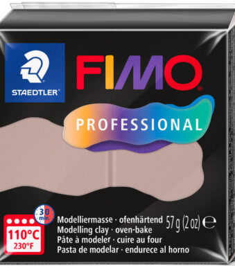 FIMO PROFESSIONAL boetseerklei, ovenhardend, 57 g, taupe