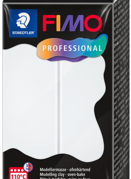 FIMO PROFESSIONAL boetseerklei, ovenhardend, 226 g, wit