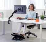 Fellowes TFT-/LCD-monitorarm Platinum, zwart