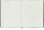 Moleskine notitieboek, XL, geruit, harde kaft, zwart