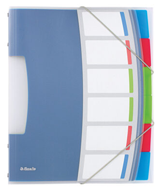 Esselte sorteermap VIVIDA, A4, PP, 6 vakken, meerkleurig