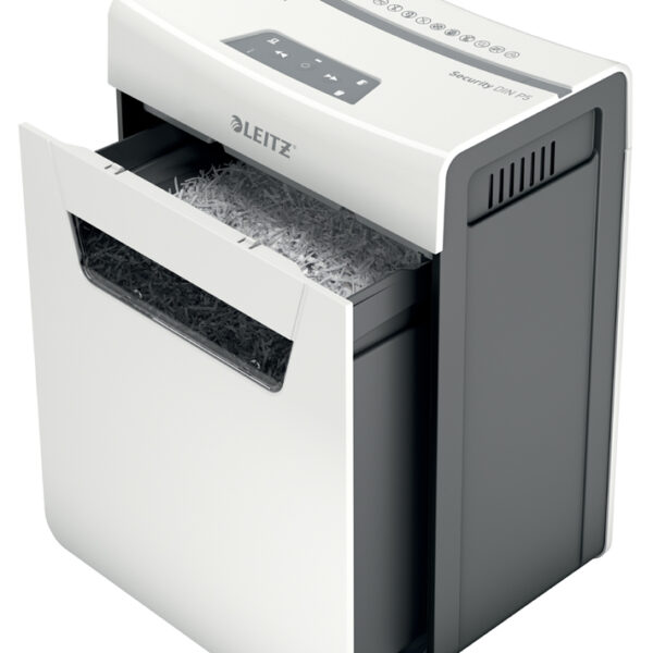 LEITZ papiervernietiger / papierversnipperaar IQ Protect Premium 4M, wit, snippers 2 x 15 mm
