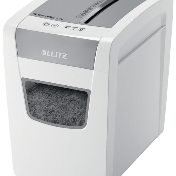 LEITZ papiervernietiger / papierversnipperaar IQ Office S, Slim Version, snippers 4 x 28 mm