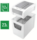 LEITZ papiervernietiger / papierversnipperaar IQ Office S, Slim Version, snippers 4 x 28 mm