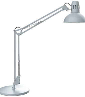 MAUL LED-bureaulamp MAULstudy, met voet, zilver