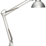 MAUL LED-bureaulamp MAULstudy, met klemvoet, zilver