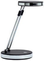 MAUL LED-bureaulamp MAULpuck, sokkel, zwart