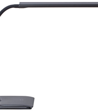 MAUL LED-bureaulamp MAULpirro, zwart, met voet