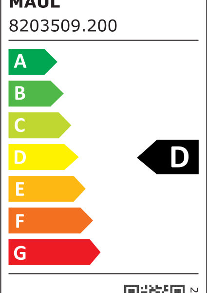 MAUL LED-bureaulamp MAULatlantic, met klemvoet, wit