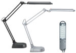 MAUL LED-bureaulamp MAULatlantic, met sokkel, zwart