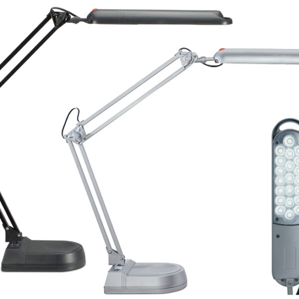 MAUL LED-bureaulamp MAULatlantic, met sokkel, zwart