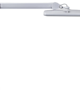 MAUL LED-Arbeitsplatzleuchte MAULintro, dimbaar, klemvoet, wit