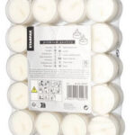 Waxinelichtjes, diameter 38 mm, wit