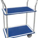 Wonday etagewagen, met 2 aflegvlakken, (B)730 x (L)470 mm