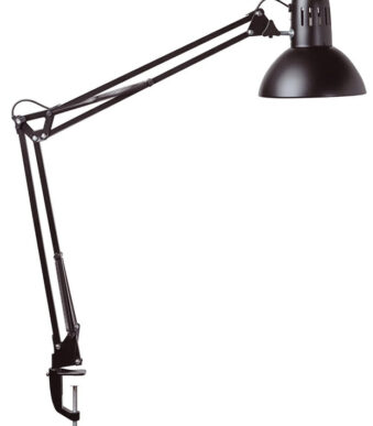 MAUL bureaulamp MAULstudy, klemvoet tot 55 mm, zwart