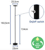 MAUL LED-staande lamp MAULsphere, matzwart