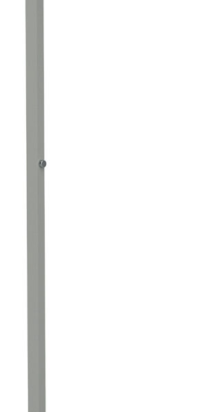 MAUL LED-staande lamp MAULjura, dimbaar, zilver