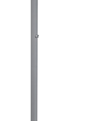 MAUL staande LED-lamp MAULjaval, dimbaar, met voet, zilver