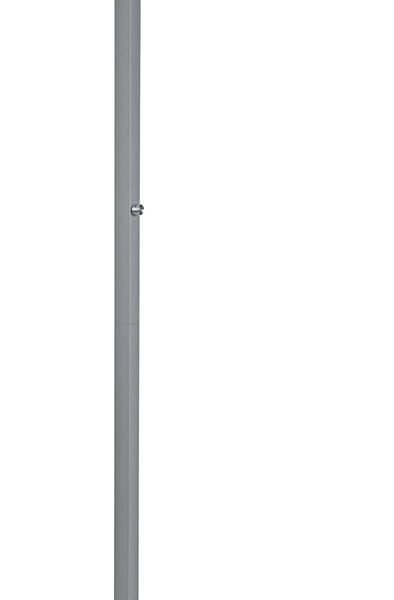 MAUL staande LED-lamp MAULjaval, dimbaar, met voet, zilver