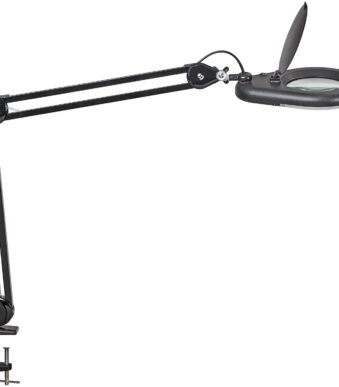 MAUL LED-loeplamp MAULviso, met klemvoet, zwart