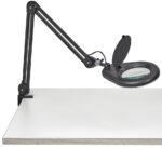 MAUL LED-loeplamp MAULviso, met klemvoet, zwart