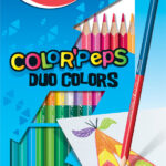 Maped driehoekig kleurpotlood COLOR'PEPS DUO, 18 stuks in doosje