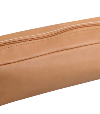 Clairefontaine Etui van naturel leer, rechthoekig