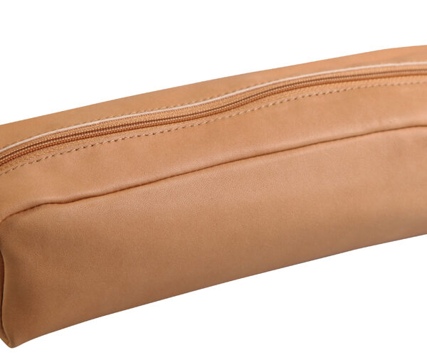 Clairefontaine Etui van naturel leer, rechthoekig